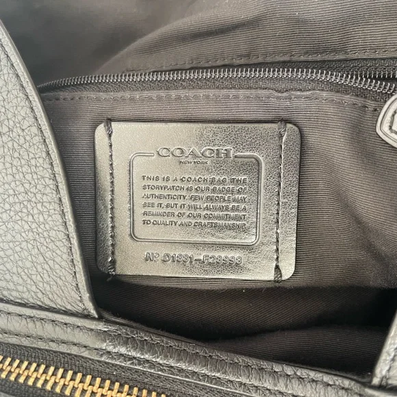 Coach Leather Bag EUC - Picture 6 of 12